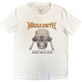 Tricou Megadeth Speed Metal White S Tricou - 2
