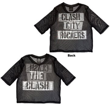 T-Shirt The Clash City Rockers (Front & Back) Black S Damen T-Shirt - 3