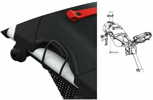 Wózek golfowy ręczny Clicgear Model 4.0 Soft Teal Wózek golfowy ręczny - 3