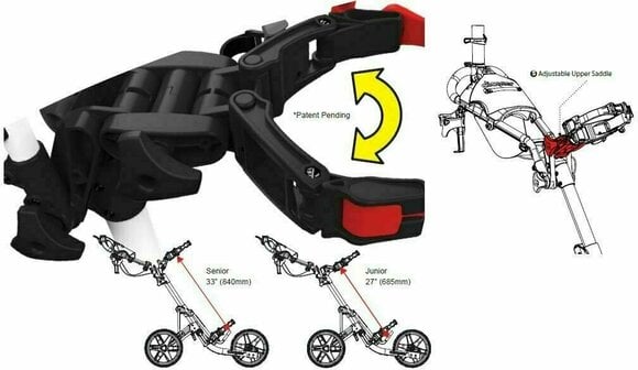 Wózek golfowy ręczny Clicgear Model 4.0 Soft Teal Wózek golfowy ręczny - 6