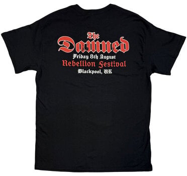 Риза The Damned Skeleton/Rebellion Festival 25 (Back Print, Ex-Tour) Black S Риза - 2