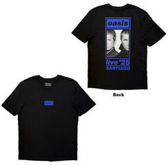 T-Shirt Oasis Santiago Half Faces Fan Store (Back Print & Ex-Tour) - 2