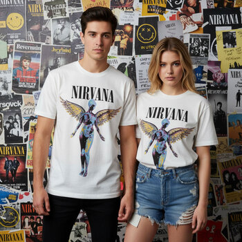 T-särk Nirvana In Utero Angel Natural L Naiste T-särk - 2