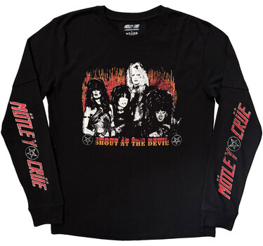 T-krekls Mötley Crüe SATD Vintage Flame (Sleeve Print) Black M T-krekls - 2