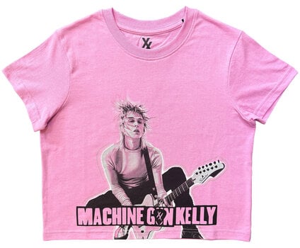 Paita Machine Gun Kelly Guitar Pink S Naisten Paita - 2