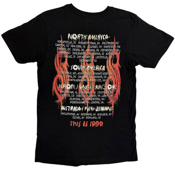 Tricou Slipknot North American Tour '99 (Back Print) Black S Tricou - 2
