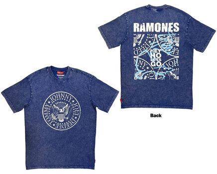 T-krekls Ramones Presidential Seal Wash (Back Print) Blue L T-krekls - 3