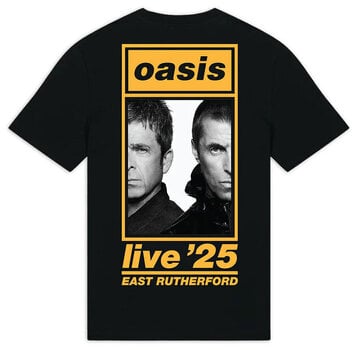 Košulja Oasis East Rutherford Half Faces Fan Store (Back Print & Ex-Tour) Black 3XL Košulja - 2