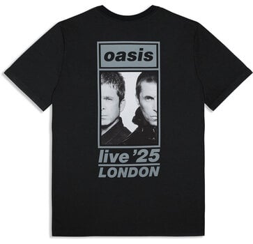 T-särk Oasis London 26 July Event (Back Print & Ex-Tour) Black XS T-särk - 2