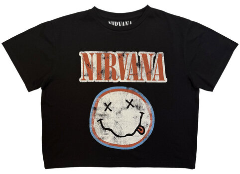 Košulja Nirvana Distressed Logo Black 2XL Ženske Košulja - 2