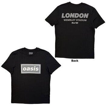 Tricou Oasis London City Pop Up (Back Print & Ex-Tour) Black S Tricou - 3