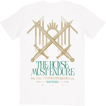 T-Shirt Sleep Token The House Must Endure (Back Print) White M T-Shirt - 2