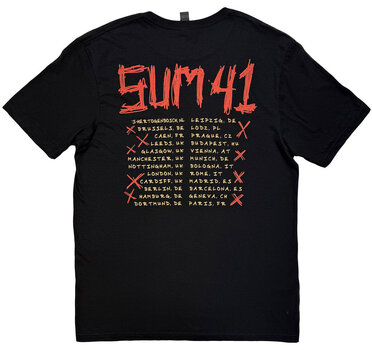Paita Sum 41 Tour '24 Pt.2 Fuck Sum 41 (Back Print, Ex-Tour) Black S Paita - 2