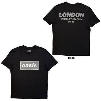 T-Shirt Oasis London City Pop Up (Back Print & Ex-Tour) T-Shirt mit kurzen Ärmeln Black L - 3