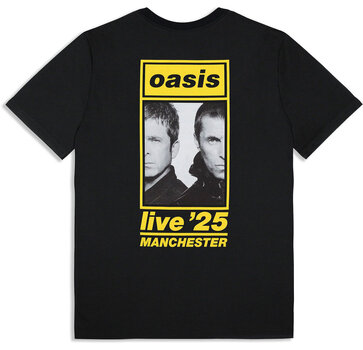 Сорочка Oasis Manchester 11 July Event (Back Print & Ex-Tour) Black 3XL Сорочка - 2