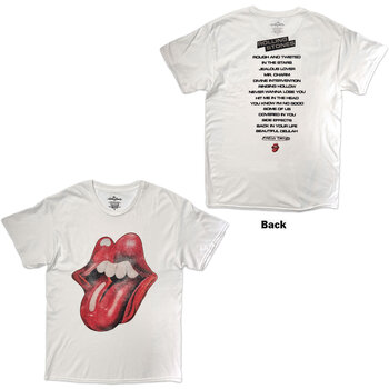 Риза The Rolling Stones Foreign Tongues Tracklist (Back Print) White L Риза - 3