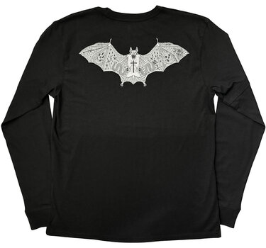 T-särk Ozzy Osbourne Tattoo Bat (Back Print) Black M T-särk - 2