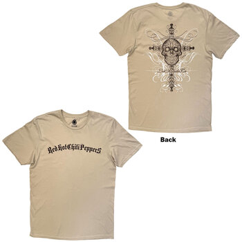 Košulja Red Hot Chili Peppers Skull Cross (Back Print) Sand XL Košulja - 3