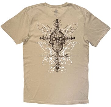 T-shirt Red Hot Chili Peppers Skull Cross (Back Print) T-shirt à manches courtes Sand L - 2