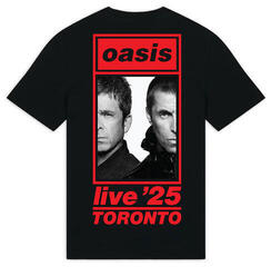 T-Shirt Oasis Toronto Half Faces Fan Store (Back Print & Ex-Tour) - 1