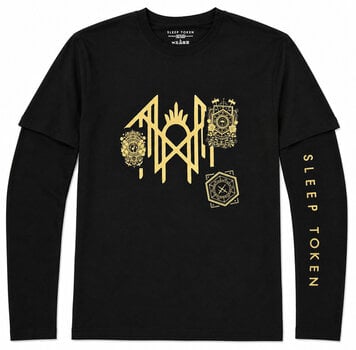 T-Shirt Sleep Token Patch (Back & Sleeve Print) Long Sleeve T-Shirt Black L - 5
