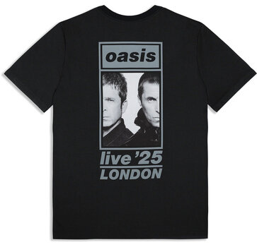 Košulja Oasis London 2 Aug Event (Back Print & Ex-Tour) Black 2XL Košulja - 2