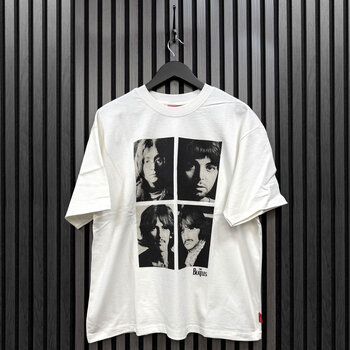 T-särk The Beatles Four Portrait Wash White XL T-särk - 6