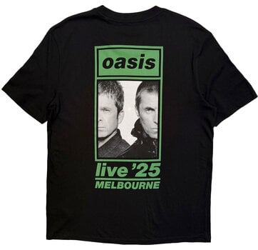 Košulja Oasis Melbourne Half Faces Fan Store (Back Print & Ex-Tour) Black M Košulja - 2
