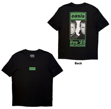 Košulja Oasis Melbourne Half Faces Fan Store (Back Print & Ex-Tour) Black XS Košulja - 3