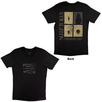 Tricou Sleep Token Even In Arcadia Squares (Back Print) Black 2XL Tricou - 3