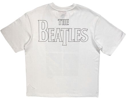 Skjorte The Beatles Four Portrait Wash T-shirt med korte ærmer White M - 2
