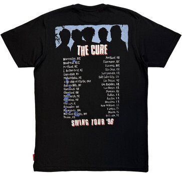 T-krekls The Cure Swing Tour '96 (Back Print) Black M T-krekls - 2