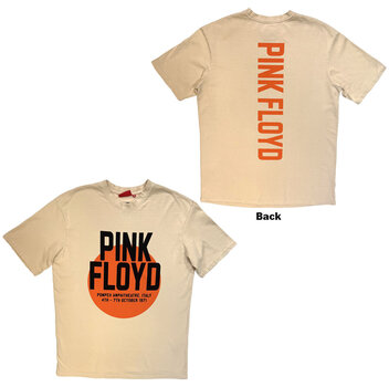 Košulja Pink Floyd Pompeii Circle Wash (Back Print) Sand S Košulja - 3