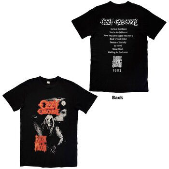T-särk Ozzy Osbourne Bark At The Moon Tribute (Back Print) Black L T-särk - 3