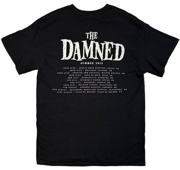 Paita The Damned Logo EU Tour Summer 25 (Back Print, Ex-Tour) Black S Paita - 2
