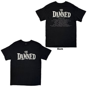 Paita The Damned Logo EU Tour Summer 25 (Back Print, Ex-Tour) Black S Paita - 3