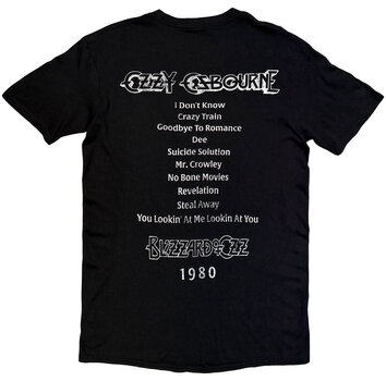 Košulja Ozzy Osbourne Blizzard Of Ozz Tribute (Back Print) Black XL Košulja - 2