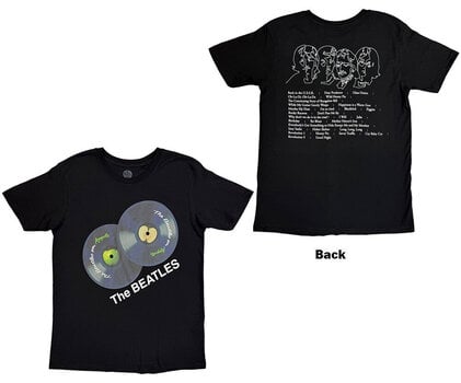 Tričko The Beatles The Beatles On Apple (Back Print) Black L Tričko - 3