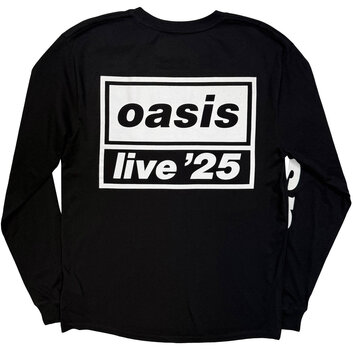 T-krekls Oasis Live '25 Lockup (Back Print & Ex-Tour) Black XS T-krekls - 2