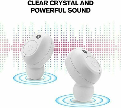 True Wireless In-ear Intezze Pebble White - 6