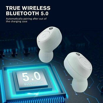 True Wireless In-ear Intezze Pebble White - 7