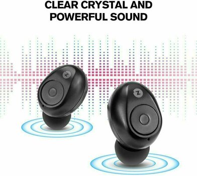 True Wireless In-ear Intezze Pebble Czarny - 4