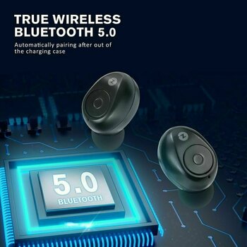 True Wireless In-ear Intezze Pebble Black - 7