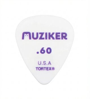 Púa Muziker 0.60 Tortex Standard White Púa - 2