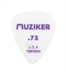 Перце за китара Muziker 0.73 Tortex Standard White Перце за китара - 1