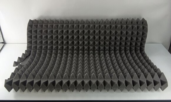 Panou absorbant din spumă Mega Acoustic PA-PMP5 115x195x5 Dark Gray Panou absorbant din spumă (Defect) - 2