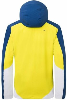 Ski Jacket Kjus Boval Southern Blue/Citric Yellow 50 - 2