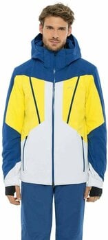 Giacca da sci Kjus Boval Southern Blue/Citric Yellow 50 - 3