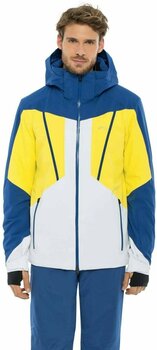 Ski Jacket Kjus Boval Southern Blue/Citric Yellow 52 - 3