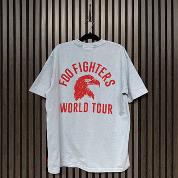 Marškinėliai Foo Fighters Eagle World Tour (Back Print) Marškinėliai trumpomis rankovėmis Light Blue XL - 3